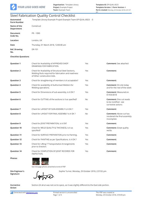 sheet metal inspection checklist|sheet metal inspection guide pdf.